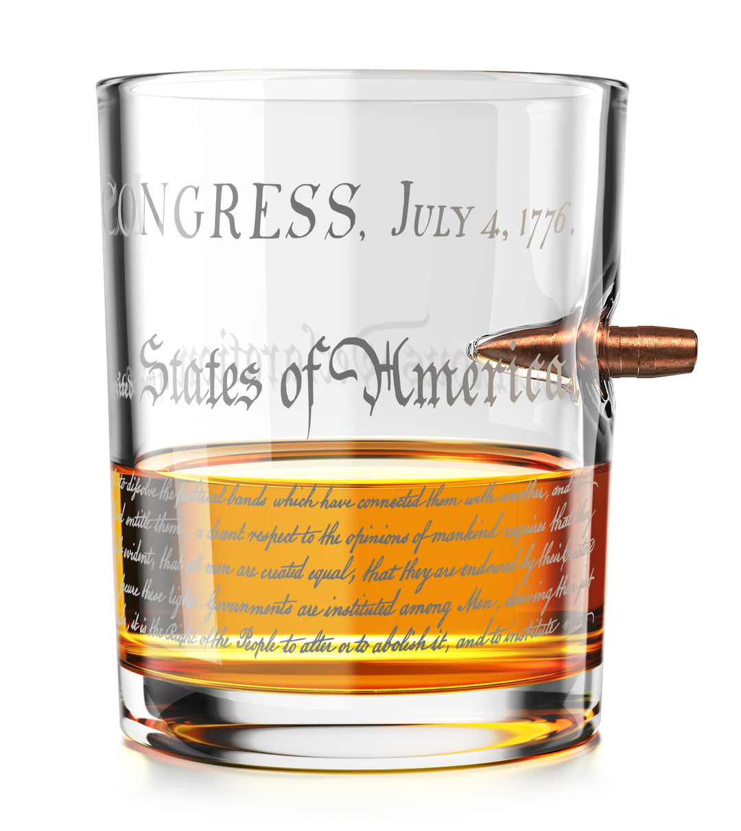 Declaration of Independence Whiskey Glass - 2530