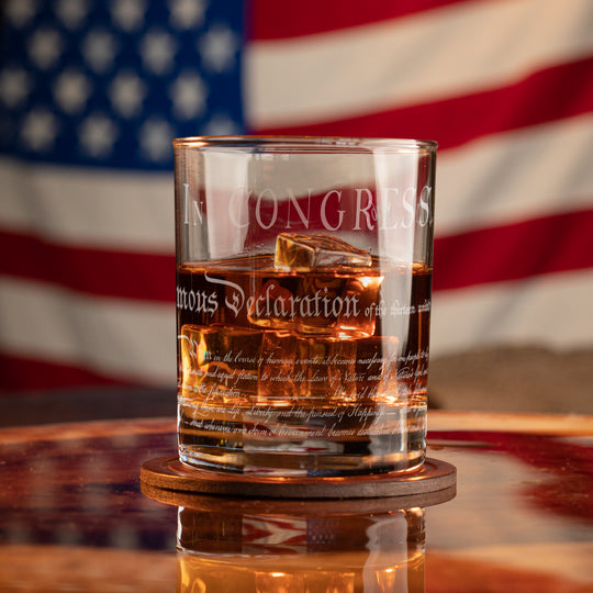 Declaration of Independence Whiskey Glass - 2530