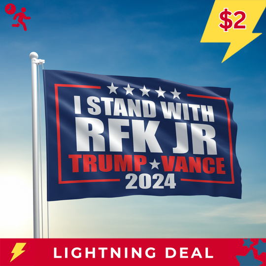 Stand Wth RFK JR - Trump Vance 24 Flag - 2929