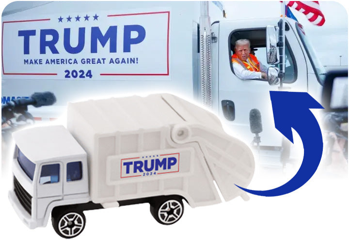 Trump 2024 Garbage Truck - 3137