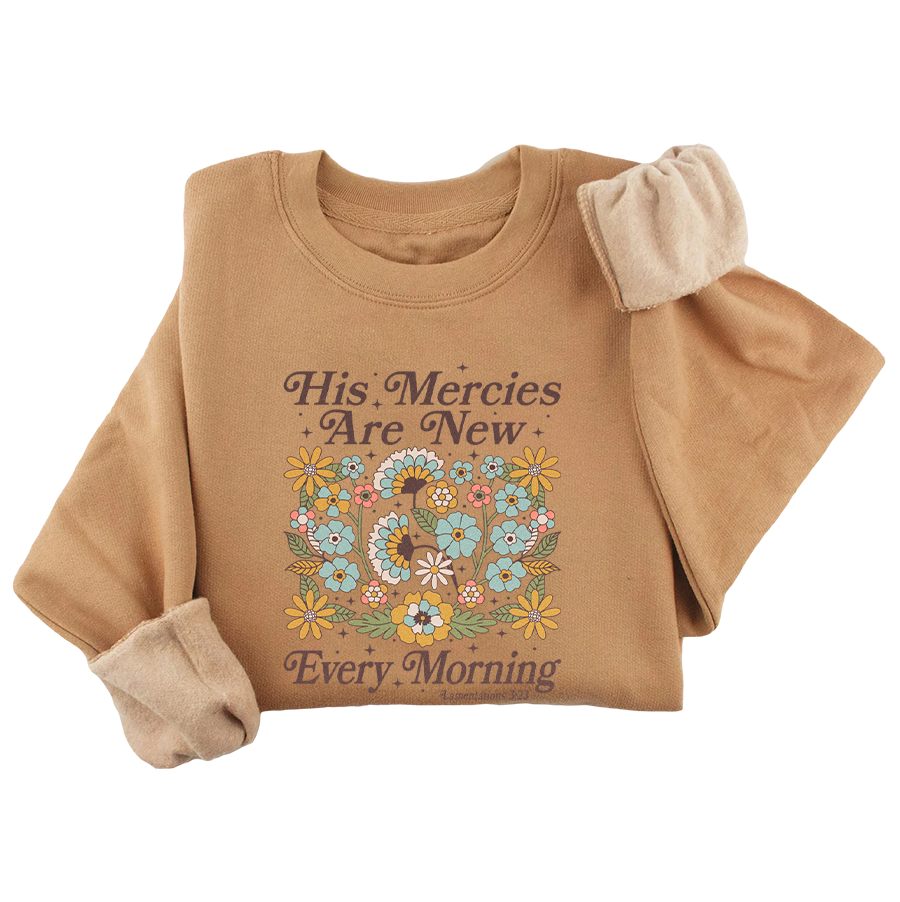 His Mercies Are New Every Morning Crewneck - 3498