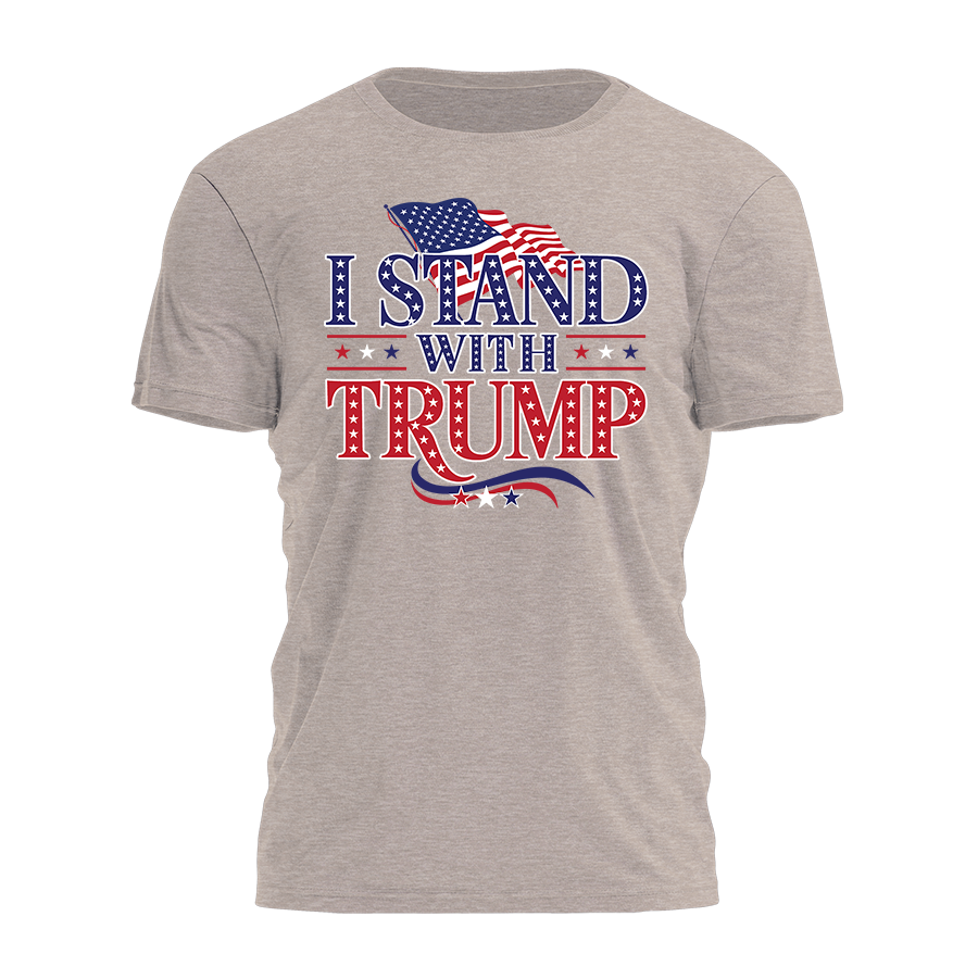 I Stand With Trump - Patriot Stars Tee - 2464