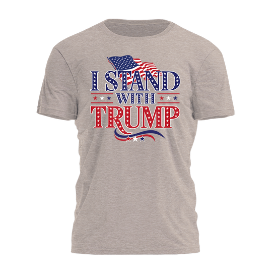 I Stand With Trump - Patriot Stars Tee - 2464