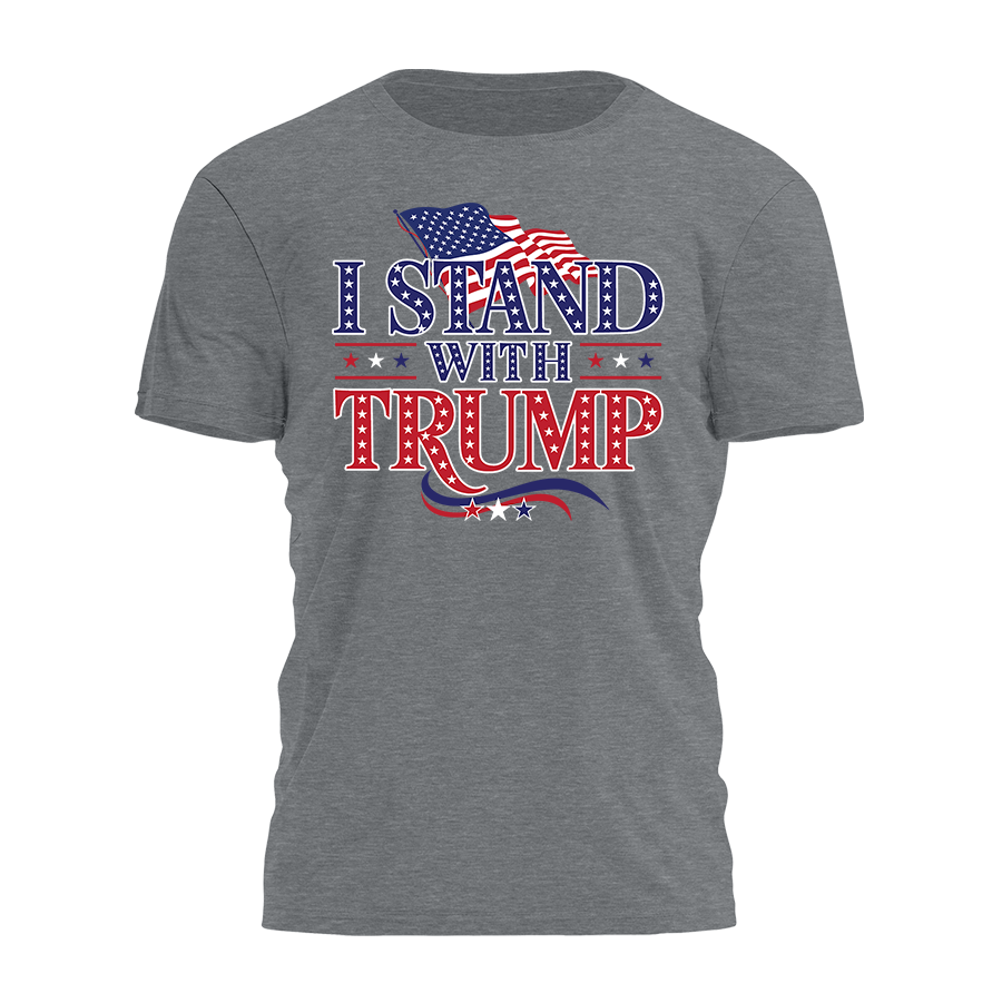 I Stand With Trump - Patriot Stars Tee - 2464