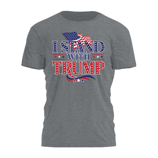 I Stand With Trump - Patriot Stars Tee - 2464