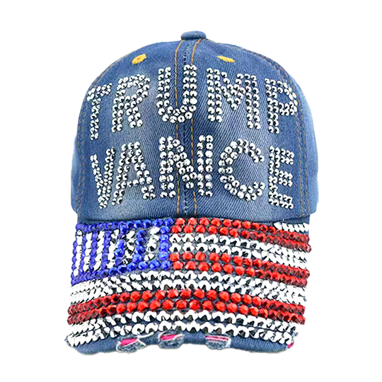 Trump Vance Bedazzled Hat - 2879