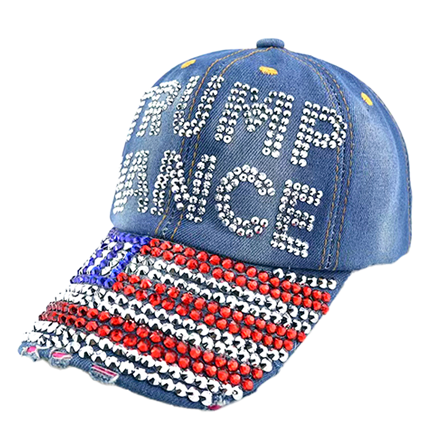 Trump Vance Bedazzled Hat - 2879