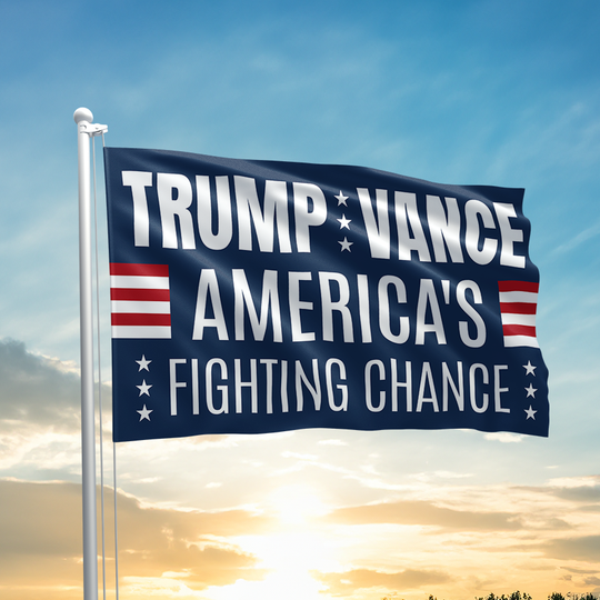 Trump Vance - America's Fighting Chance Flag - 2890