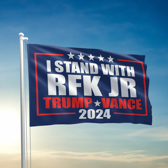 Stand Wth RFK JR - Trump Vance 24 Flag - 2929