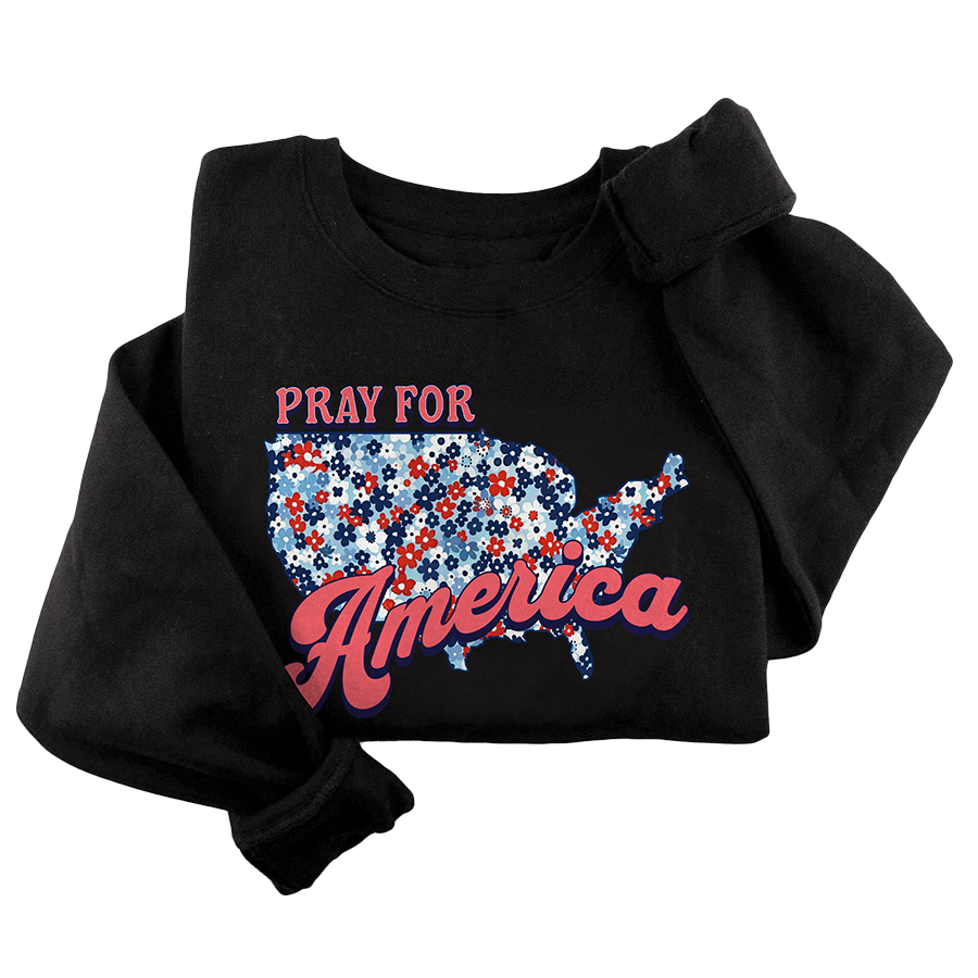 Pray for America Crewneck - 3455