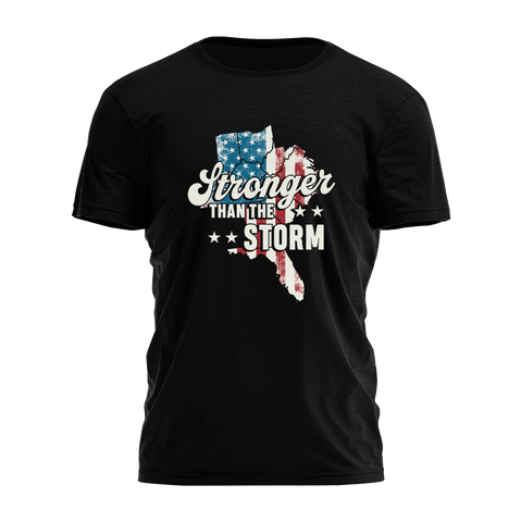 Stronger Than The Storm - Faded Tee - 3056