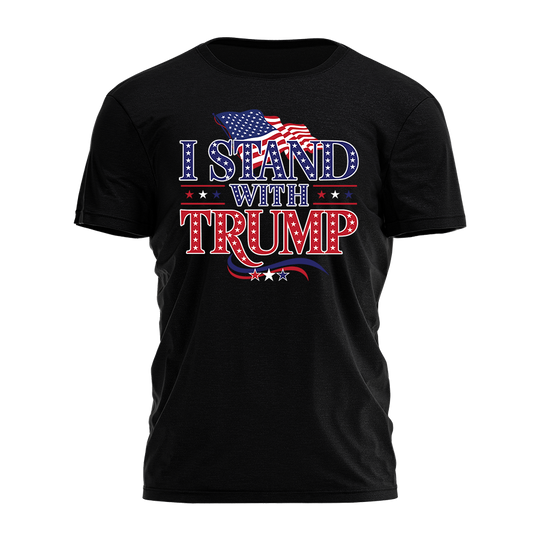 I Stand With Trump - Patriot Stars Tee - 2464