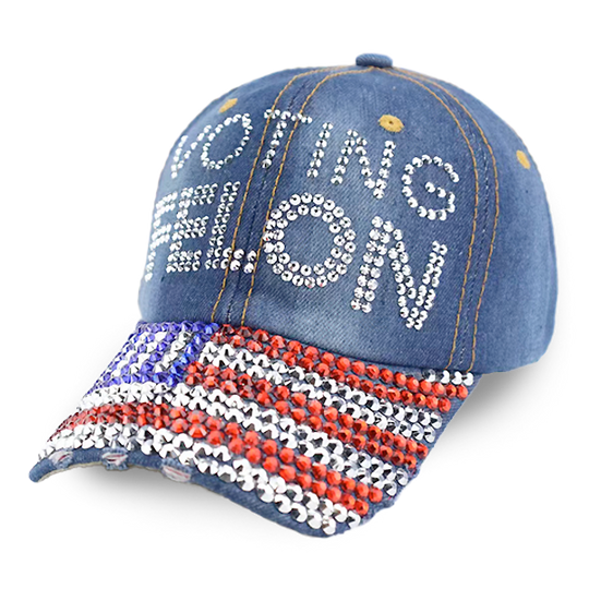 Voting Felon - Bedazzled Hat - 2703