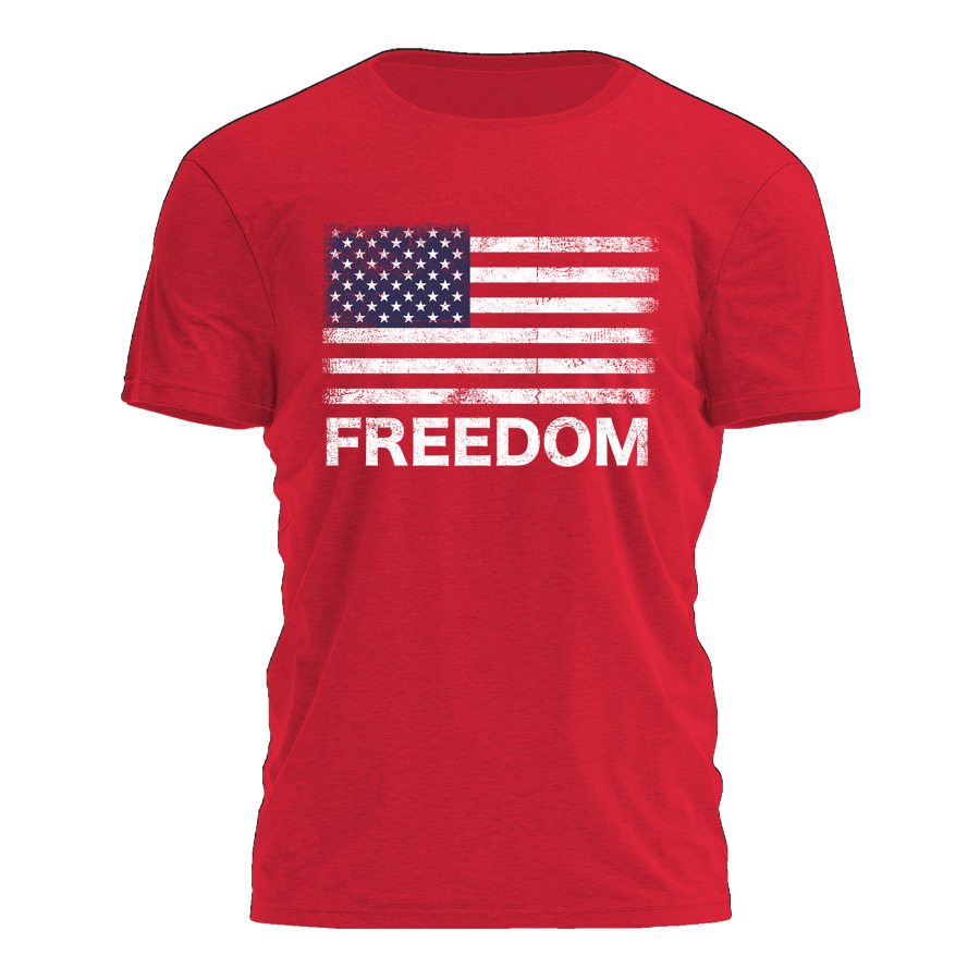 Freedom Flag T-Shirt – I Love My Freedom