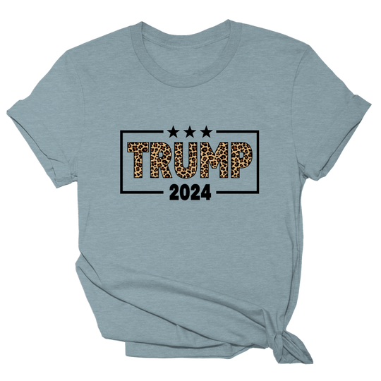 Trump Leopard Print - Box Tee - 2678