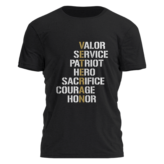 Valor Veteran Shirt Tee - 2160