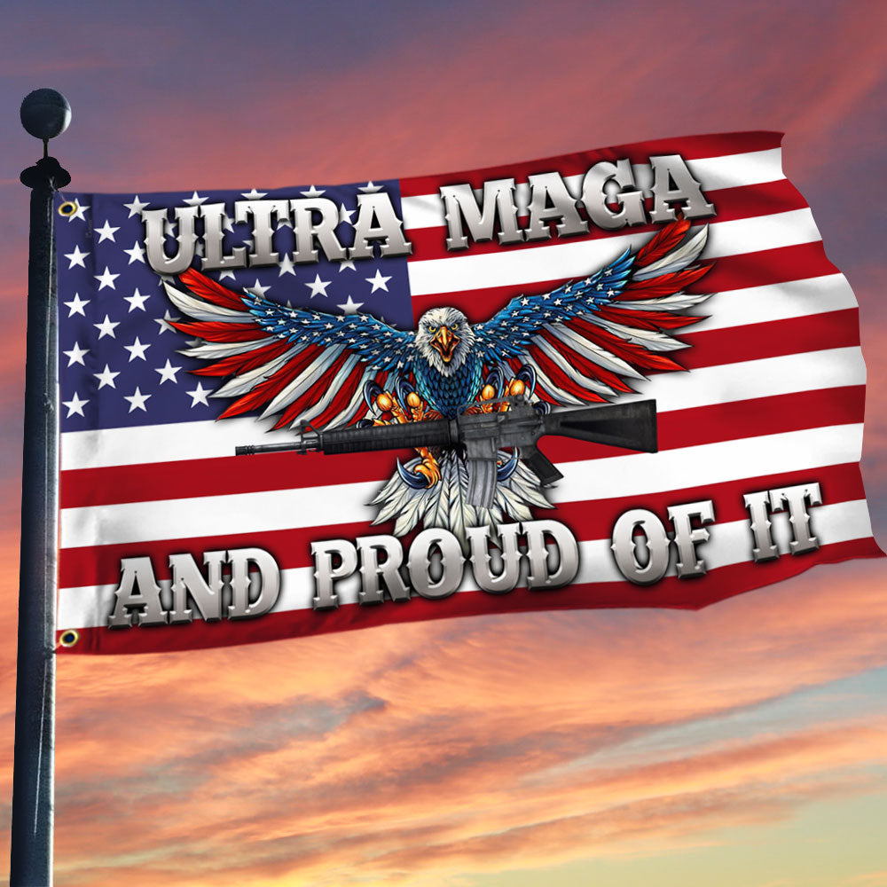 Ultra MAGA And Proud Flag – I Love My Freedom